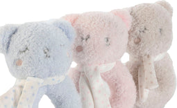 Zacht ratelspeeltje Home ESPRIT 12 x 7 x 17 cm (3 Stuks)
