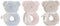 Zacht ratelspeeltje Home ESPRIT 12 x 7 x 17 cm (3 Stuks)
