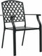 vidaXL - Tuinstoelen - 4 - st - mesh - ontwerp - staal - antraciet