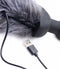 Vibrerende Anaal Plug Met Vossenstaart - Vibrerende ButtPlug - Grijs