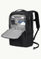 Jack Wolfskin Laptop Rugzak / Rugtas / Laptoptas / Werktas - Jack. Pot De Luxe - Zwart - 17 inch