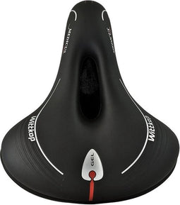 Zadel Selle Bassano Leggera Isophorm City dames - zwart