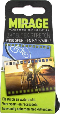 Zadeldek Mirage Sport/Race - stretch nylon - zwart