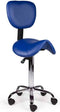 Zadelkruk met rugleuning standaard Blauw zonder voetring