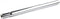 Zadelpen kaars Vinty ø26,2mm x 350mm - zilver verchroomd