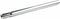 Zadelpen kaars Vinty ø26,2mm x 350mm - zilver verchroomd