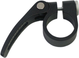 Zadelpenklem Ergotec SCQ-080 ø28.6 aluminium met snelspanner - zwart