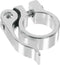 Zadelpenklem SCQ-030 34,9 aluminium met snelspanner - zilver