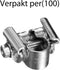 Zadelstrop Selle Royal met 1 moer - chroom