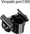 Zadelstrop Selle Royal met 1 moer - zwart