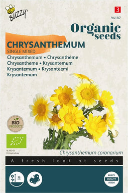 Zaden chrysanthemum enkel 1 gram