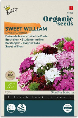 Zaden dianthus enkel gemengd 1 gram