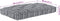 vidaXL - Palletkussen - Grijs - 120x80x12 - cm - Stof