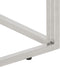vidaXL - Wandtafel - roestvrijstaal - en - gehard - glas - zilverkleurig