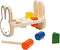 Bambolino Toys Nijntje - Houten hamerbankje - Inclusief hamer en 5 gekleurde vormen - Multicolour