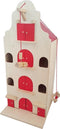 Playwood - Houten Pakhuis / Grachtenpand klein; hoogte 67 CM