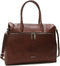 Gigi Fratelli Dames Leren Laptoptas 15 inch Romance Business ROM8006 Brandy