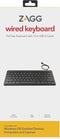 ZAGG Universal Wired Keyboard USB-A QWERTY Black