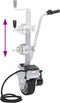 vidaXL - Neuswiel - gemotoriseerd - 12 - V - 350 - W - aluminium