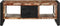 vidaXL - Salontafel - 90x50x36 - cm - massief - gerecycled - hout - meerkleurig