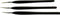 ZAHN Pinsel E10710-22 Modelbouwpenseel Synthetisch 3-delig