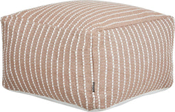 ZAHRI - Buitenpoef - Bruin - 50 x 50 x 30 cm - Synthetisch