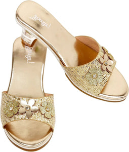 Souza Slipper - Hoge hak Ellina - Goud Metallic - Maat 24 / 25