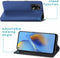 iMoshion Hoesje Geschikt voor Oppo A74 (4G) Hoesje Met Pasjeshouder - iMoshion Slim Folio Bookcase - Blauw