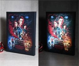 STRANGER THINGS - Vecna - Light Canvas 40x30 cm - Meerkleurig