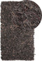 MUT - Shaggy vloerkleed - Bruin - 80 x 150 cm - Leer