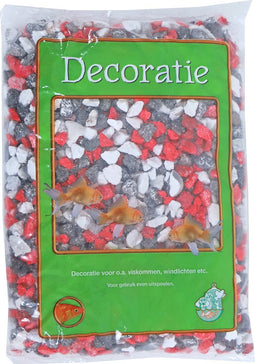 Zak a 0.9 kg split mix zwart/wit/rood