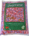 Zak a 1 kg glitter gravel mix roze