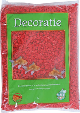 Zak a 1 kg gravel rood