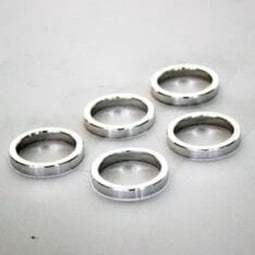 Zak a 5 balhoofdvulring 1.1/8 zilver 5mm