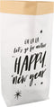 Zak | Cadeauzak | Kraftpapier | 25/ 12x40cm | Ohlala | wit/zwart | 25 stuks