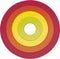 Zak!Designs Circle - Onderzetters 17,5 cm - Set van 4 stuks - Assorti