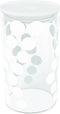 Zak!Designs - Dot Dot Voorraadpot 1,1 liter - Glas - Wit
