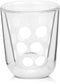 Zak!Designs DotDot Espressobeker - Dubbelwandig - 7,5 cl - Wit