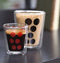 Zak!Designs Dotdot Koffiebeker - Dubbelwandig - 20 cl - Zwart
