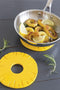 Zak!Designs Kitchen & Garden Onderzetter - Ananas - 15 cm - Wit
