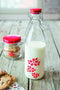 Zak!Designs - Lily Fles - Incl. Vergrendelbare Dop - Glas - 250 ml - Zwart