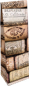 Zak - Fleszak - Papier - 8x41cm - x10cm - Cork - 250 stuks