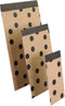 Zak - Fourniturenzak - Kraftpapier - 12x19cm - Zwarte stippen - bruin/zwart - 200 stuks