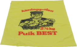 Zak - Vlakke zak - LDPE - 260x400mm - 35my - Boertje - geel - 1000 stuks