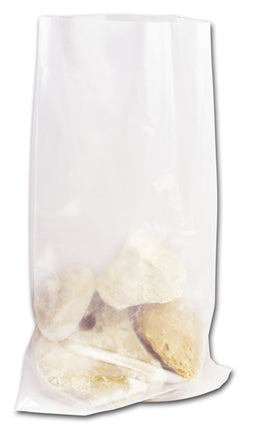 Zak - Vlakke zak - LDPE - 50x80cm - 200my - transparant - 100 stuks