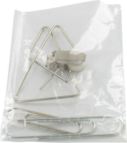 Zak, Vlakke zak, PP, 11.5x25cm, 30my, transparant
