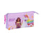 Unicorn Academy - Pennenetui 3 vakken - Lila 22 x 12 x 3 cm