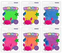 Zakje Gekleurd Magisch Zand met 3 Vormen, 150gr.