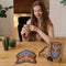UNIDRAGON Houten Puzzel Voor Volwassenen Dier - Vurige Vos - 197 stukjes - Medium 22x32 cm