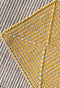 Zala Flax Vloerkleed - 200x300 - Rechthoek - Buiten,Laagpolig Tapijt - Modern - Geel, Grijs